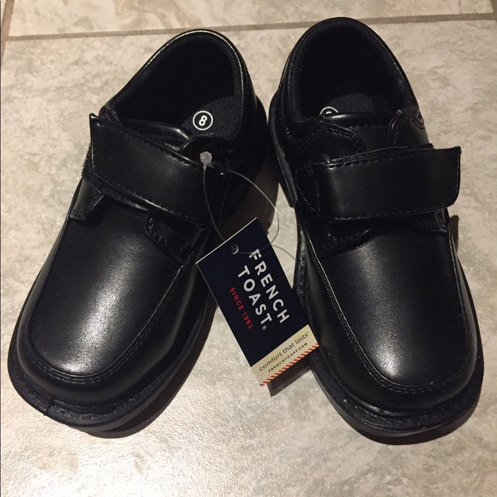 Black leather loafer 8T - Boys (New)